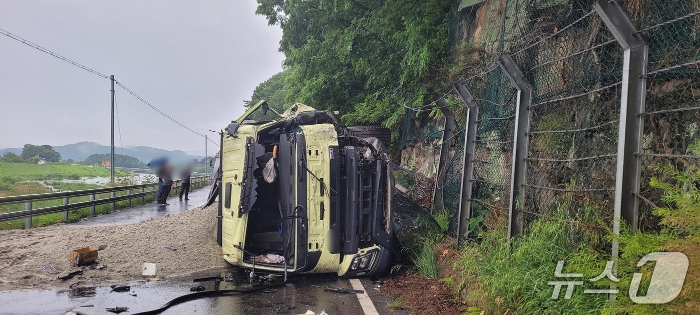 사고 현장(독자 제공. 재판매 및 DB금지).
