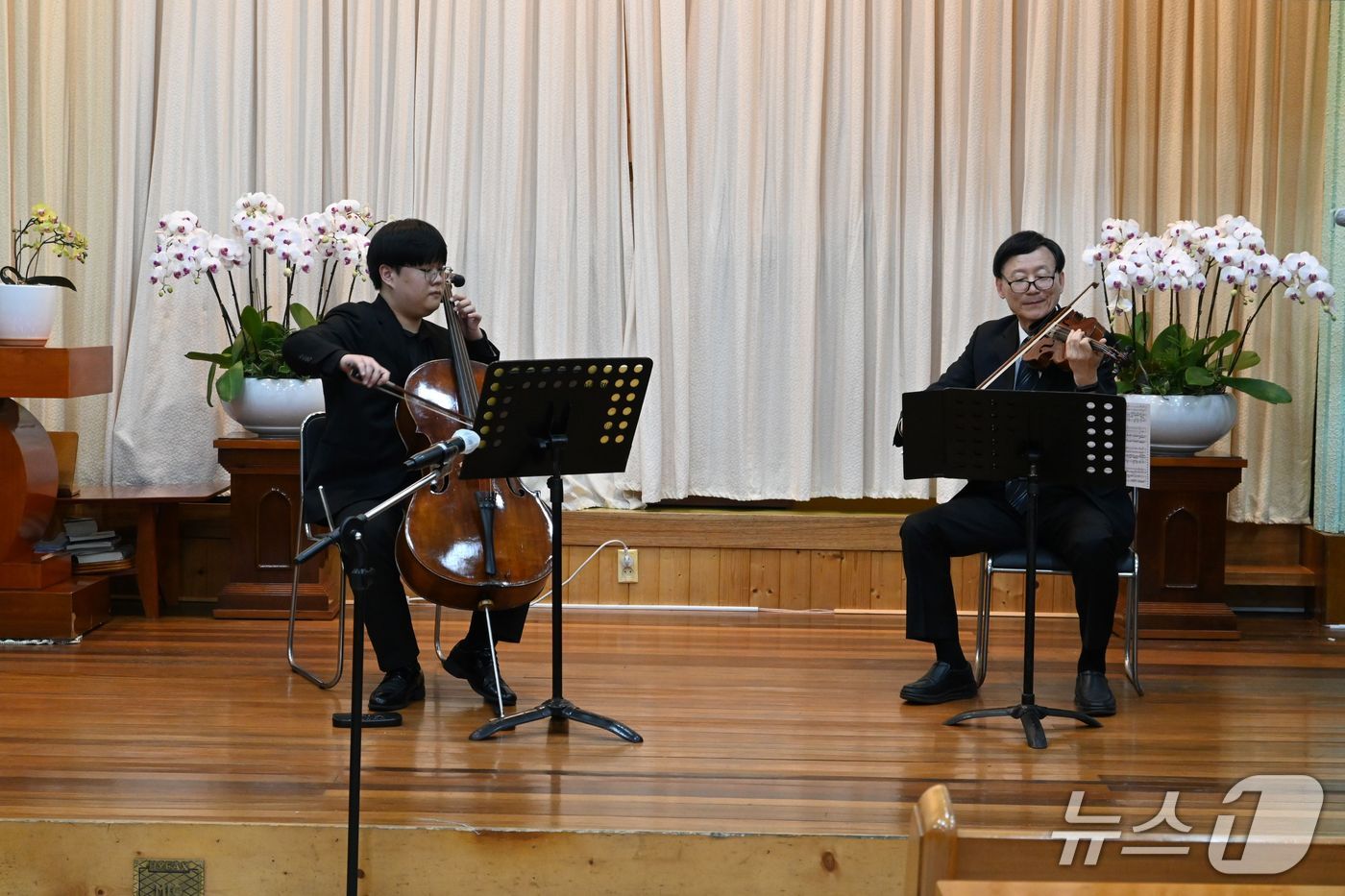 합동 연주회 및 멘토링 행사.(전남도 제공. 재판매 및 DB금지) 2025.5.17/뉴스1