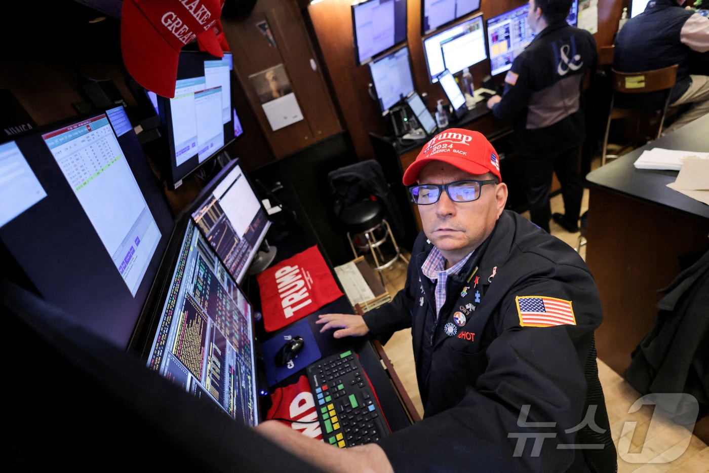 미증시 트레이더. ⓒ 로이터=뉴스1