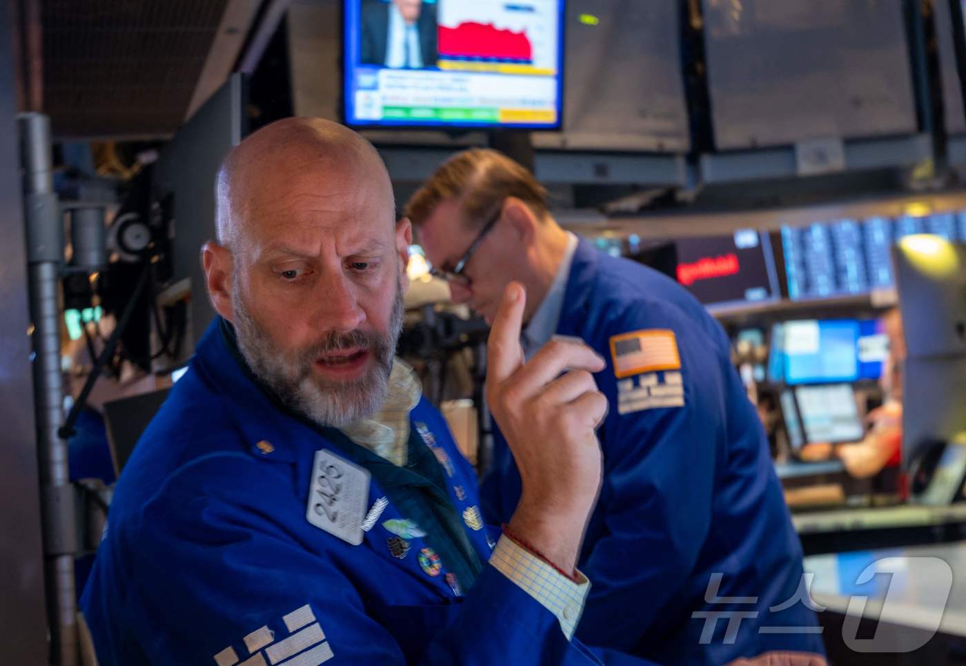NYSE 트레이더들. ⓒ AFP=뉴스1