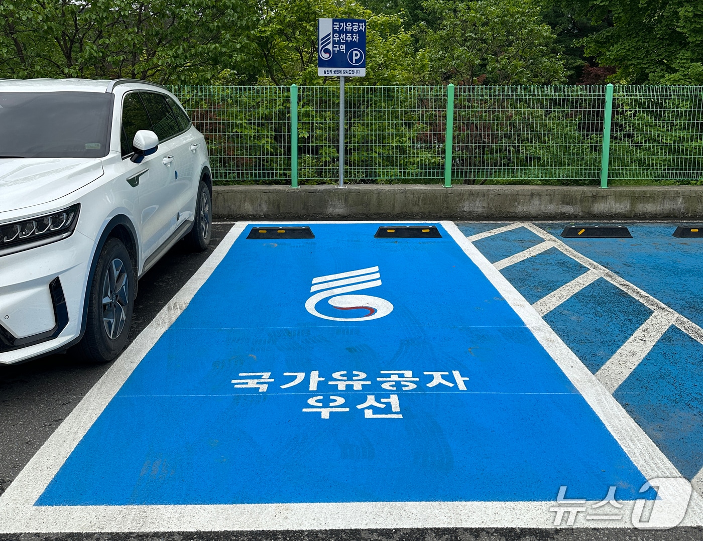 국가유공자 우선 주차구역./뉴스1