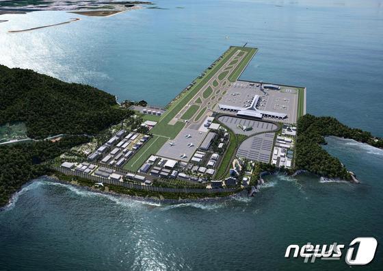 가덕도신공항 조감도(국토교통 제공. 재판매 및 DB 금지)