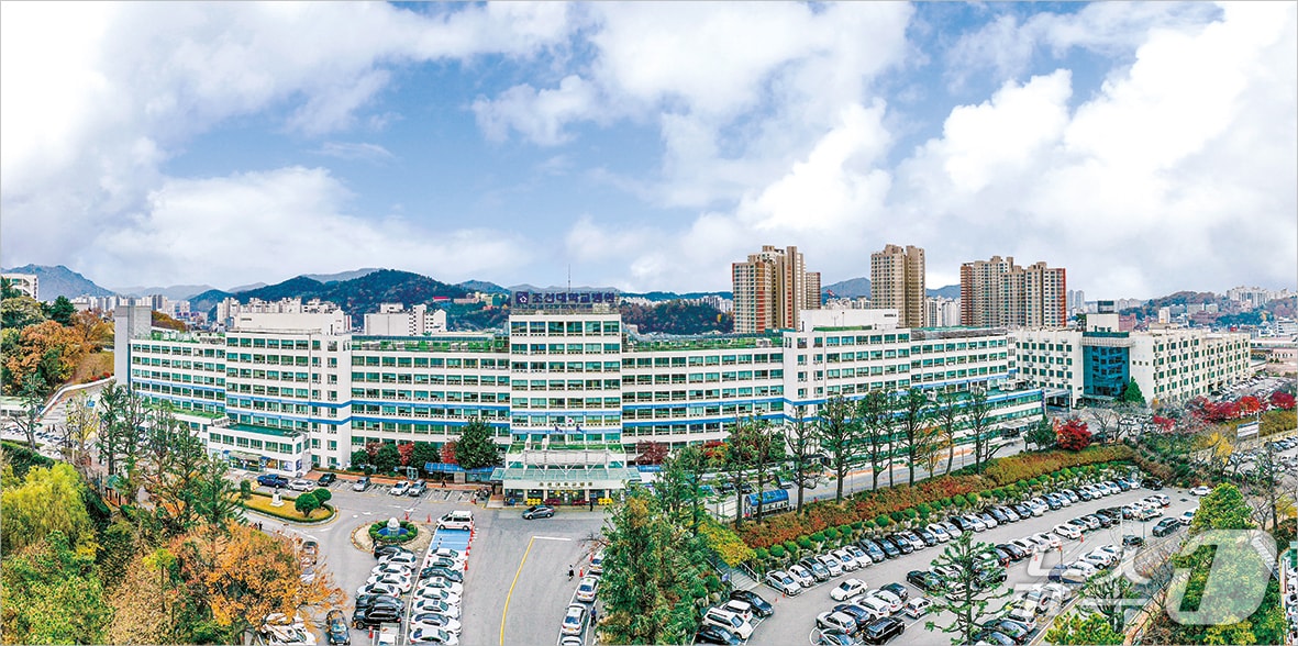 조선대병원 전경.