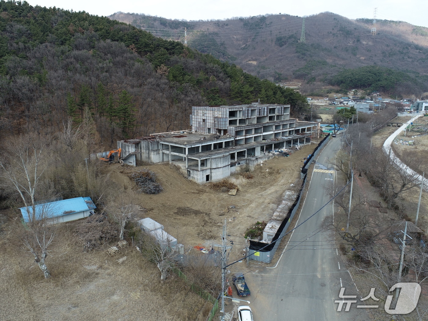 대구 달성군 옛 약산온천호텔 전경(대구 달성군 제공.재판매 및 DB 금지)