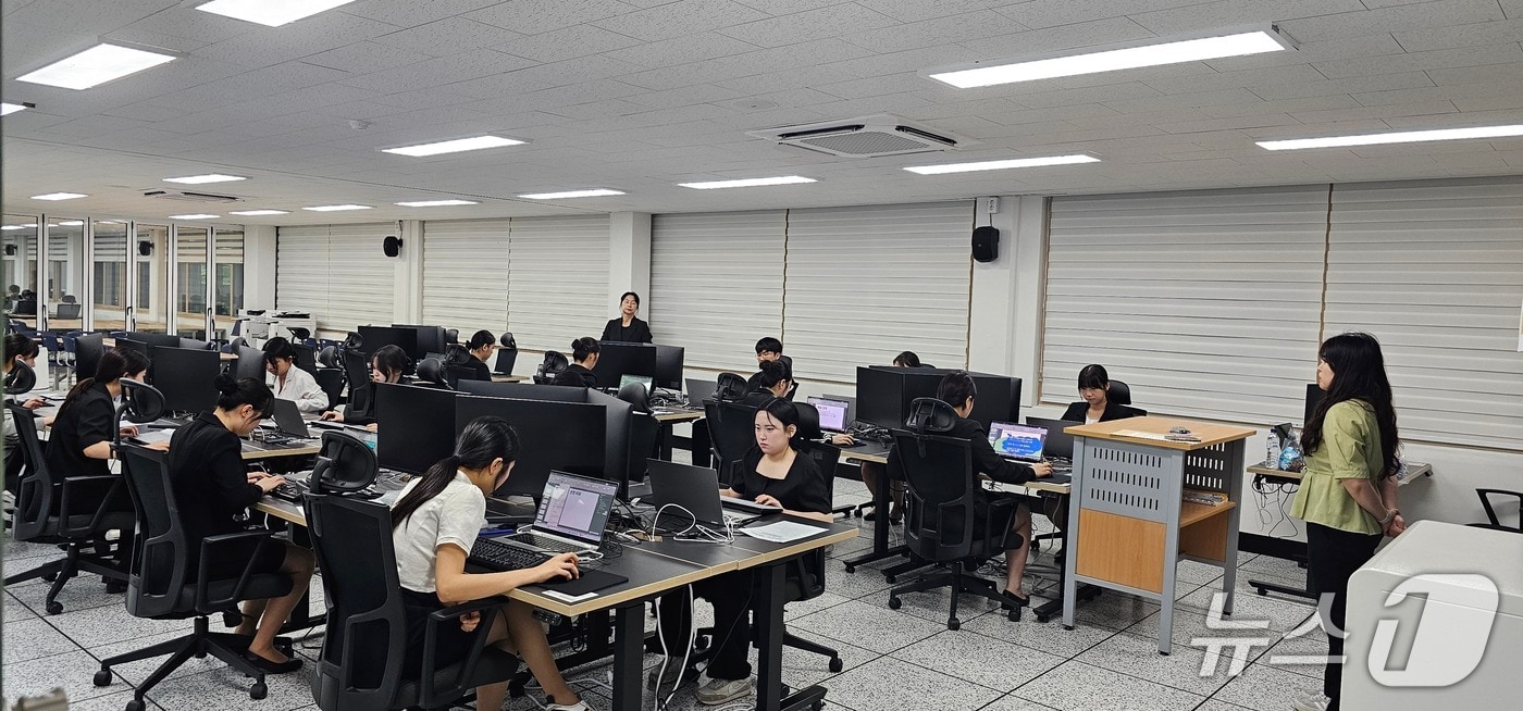 22일 부산상업경진대회가 진행되고 있다.(부산시교육청 제공. 재판매 및 DB 금지)