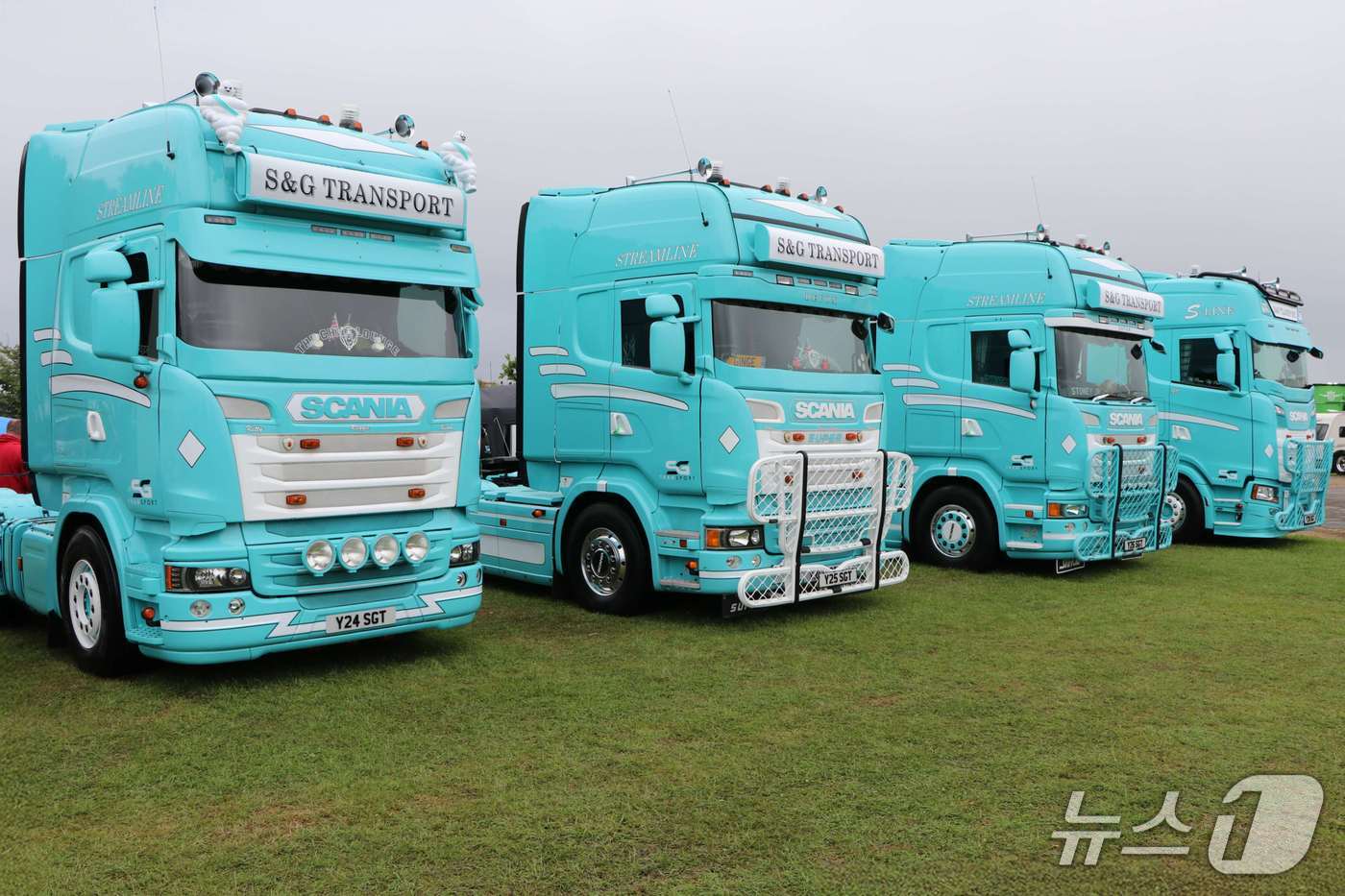  영국 데본 트럭쇼 모습.(한국타이어 제공)