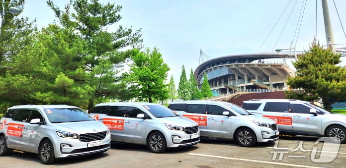 전주시설공단이 거동이 불편한 유권자가 소중한 권리를 행사할 수 있도록 ‘이지콜 택시’를 운영한다./뉴스1