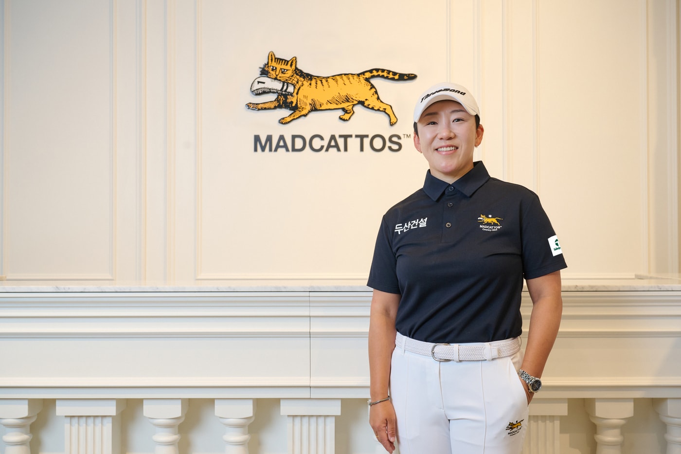 신지애가 골프 의류 매드캐토스와 후원 계약을 맺었다. (매드캐토스 제공)