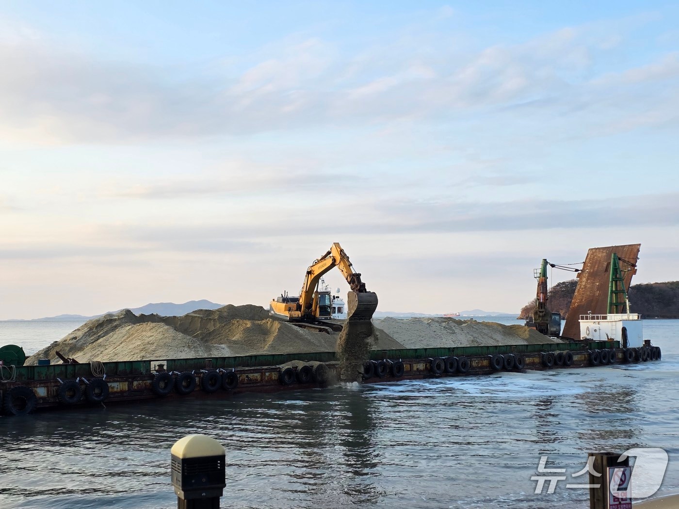 해수욕장 양빈사업 (인천 옹진군 제공.재판매 및 DB금지)