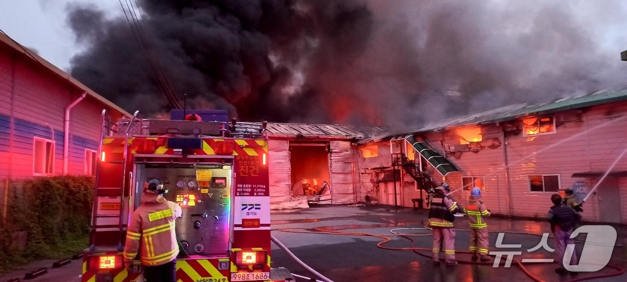 화재 현장 (경기북부소방재난본부 제공, 재판매 및 DB금지)