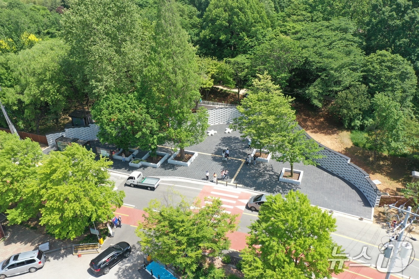 전북 전주수목원 진입로가 새단장을 마쳤다.한국도로공사 전북본부 제공. 재판매 및 DB금지)2025.5.28/뉴스1