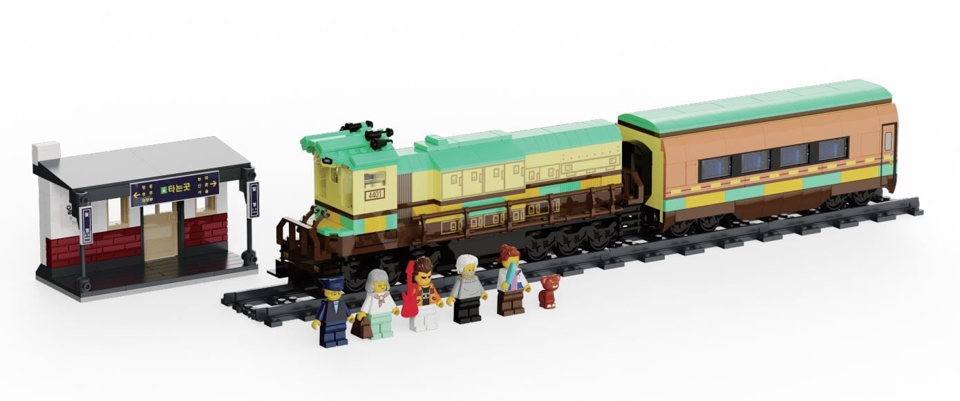 코레일유통 교외선 열차블록 모습,&#40;코레일유통 제공&#41;