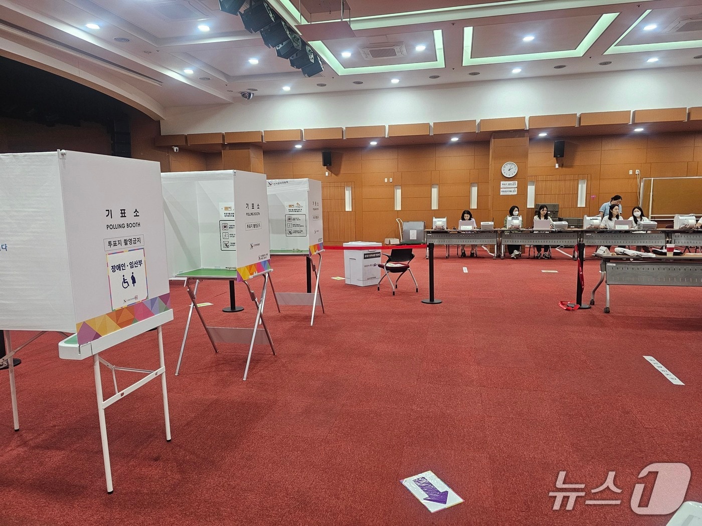 진주시 상대동 사전투표소. 2025.5.28/뉴스1 한송학기자