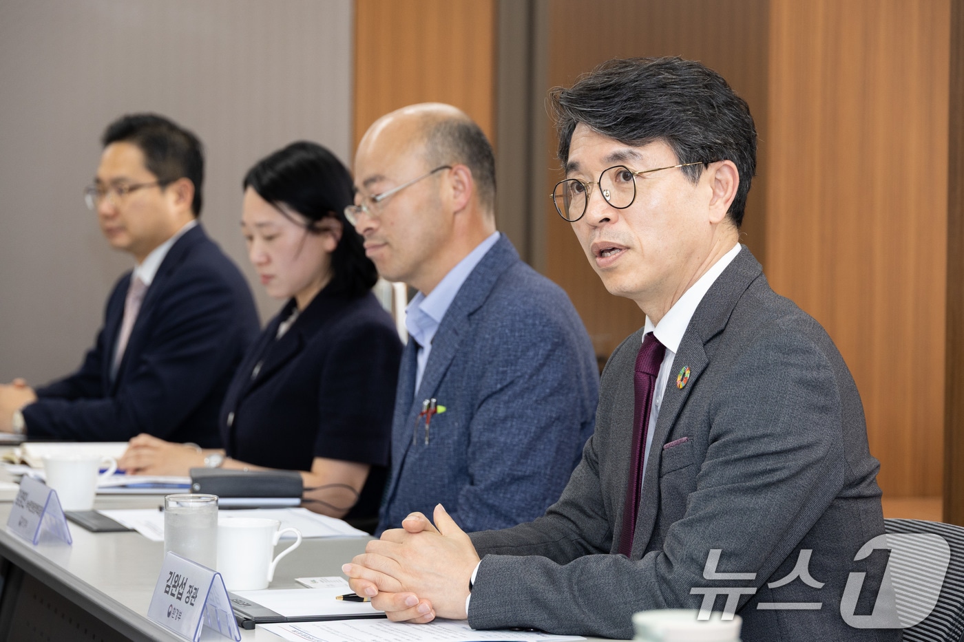 김완섭 환경부 장관이 서울 종로구 S타워에서 제5차 기후전략 간담회를 주재하고 있다. (환경부 제공. 재판매 및 DB 금지) 2025.5.28/뉴스1
