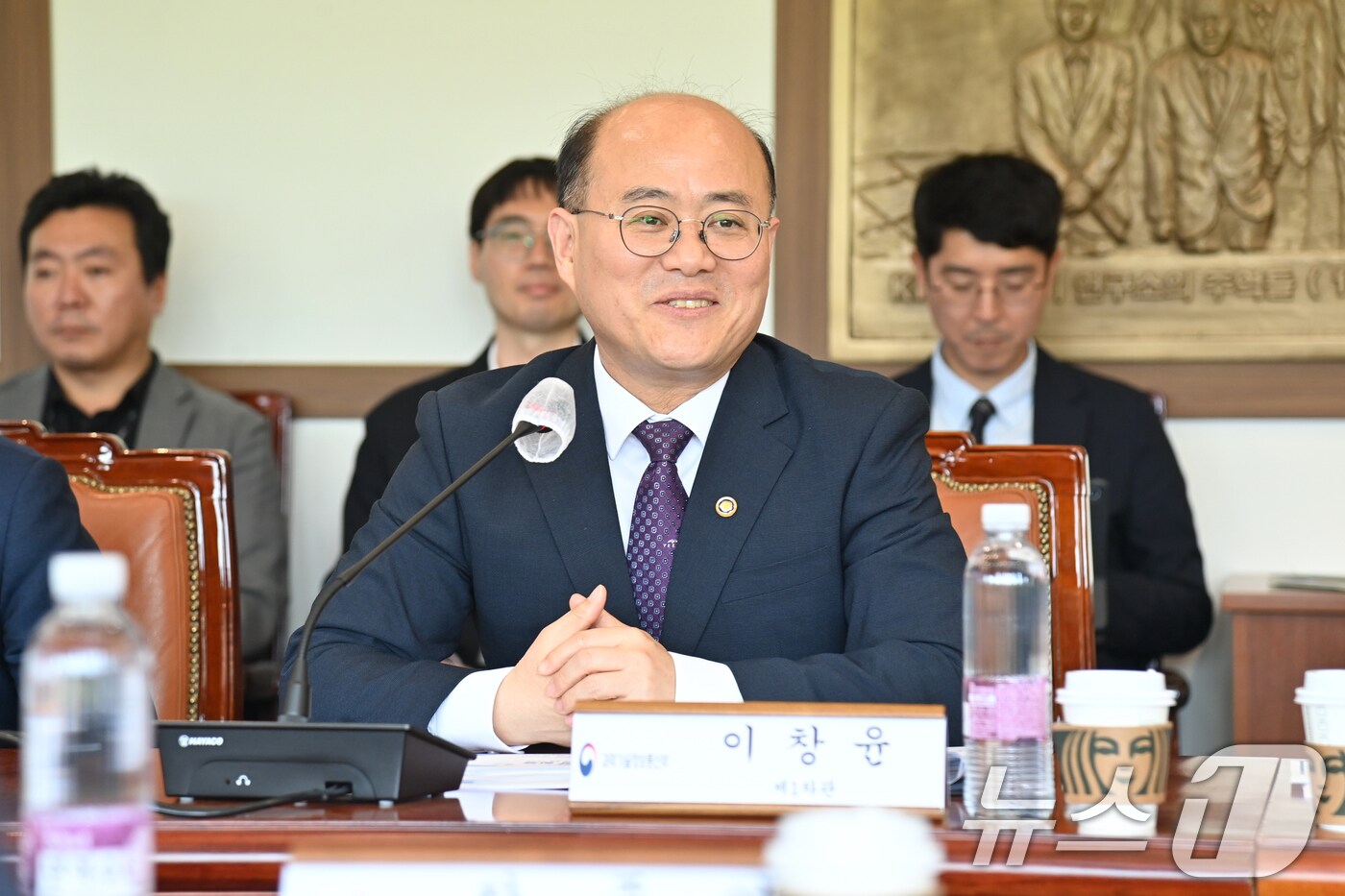 이창윤 과학기술정보통신부 제1차관이 28일 서울 성북구 KIST본관에서 개최된 '청정수소 저장·활용 전략연구단' 간담회에 참석해 인사말을 하고 있다. (과학기술정보통신부 제공. 재판매 및 DB 금지) 2025.5.28/뉴스1