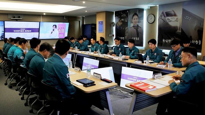 SR 안전한국훈련 모습.(SR 제공)