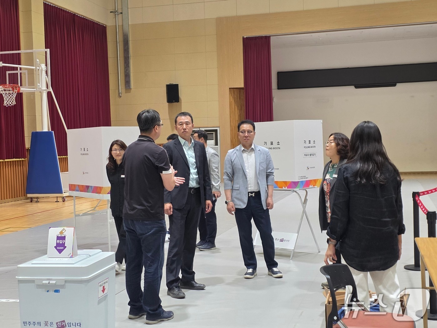 합천군의 사전투표소 현장 점검(합천군 제공. 재판매 및 DB금지). 2025.5.28