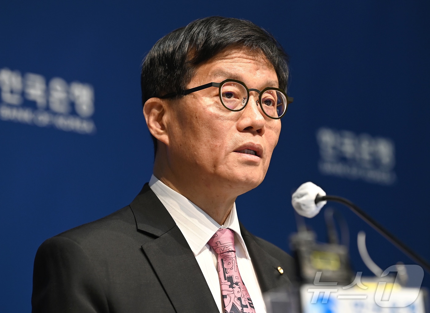 이창용 한국은행 총재가 29일 서울 중구 한국은행에서 열린 금통위 금리 결정에 대한 기자간담회에서 발언하고 있다. 2025.5.29/뉴스1 ⓒ News1 사진공동취재단