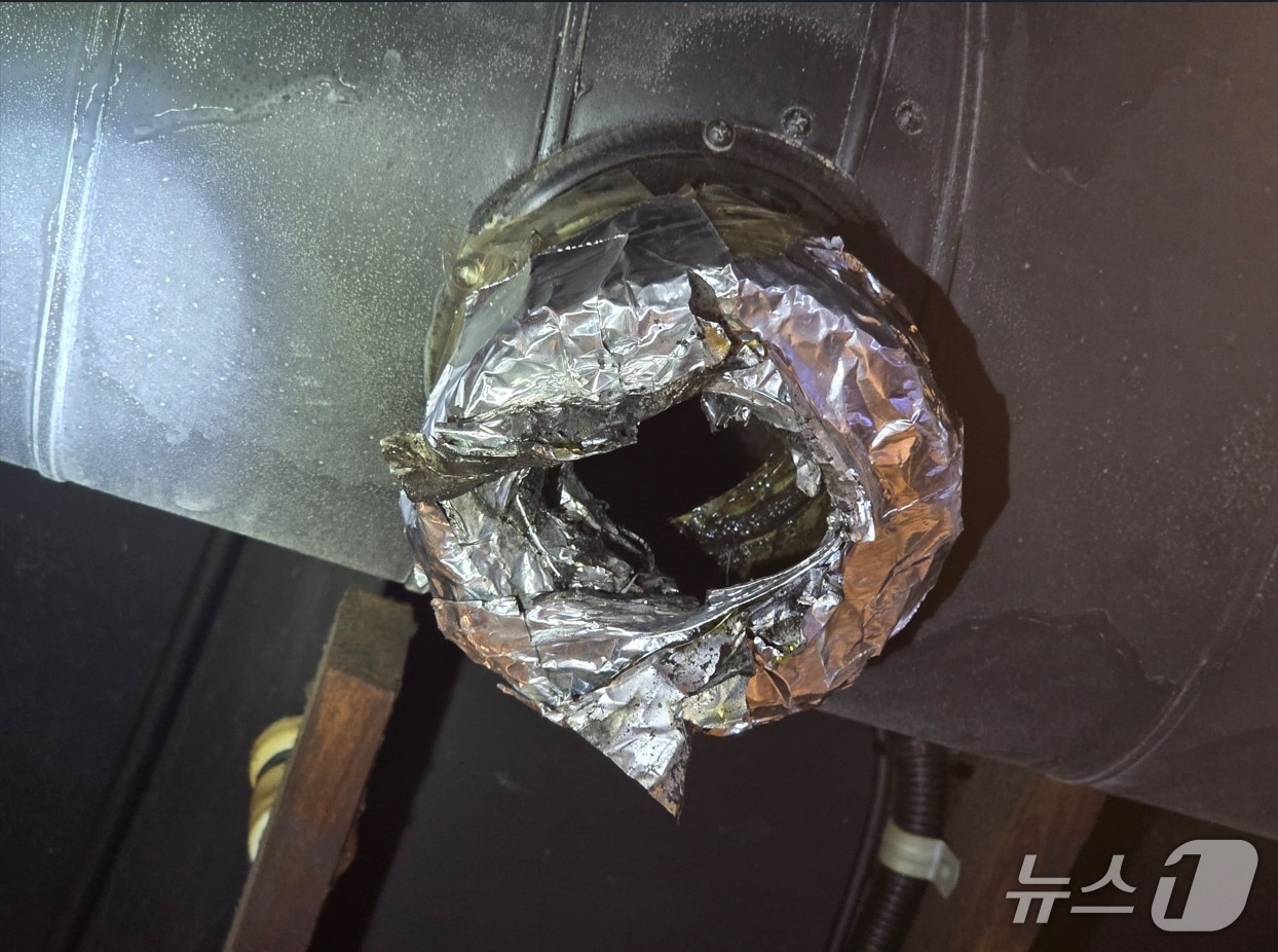 불이난 음식점(부천소방서 제공) / 뉴스1