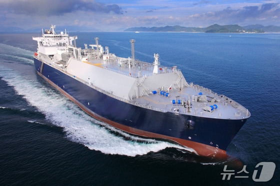 액화천연가스(LNG) 운반선 자료사진(삼성중공업 제공)