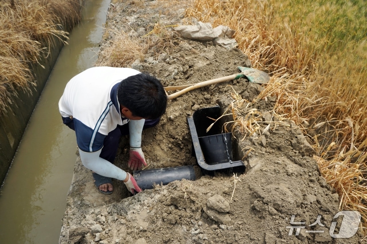 정읍시가 덕천면 일원에서 주민과 함께하는 농업비점오염 저감사업을 추진한다.(정읍시 제공, 재판매 및 DB금지) 