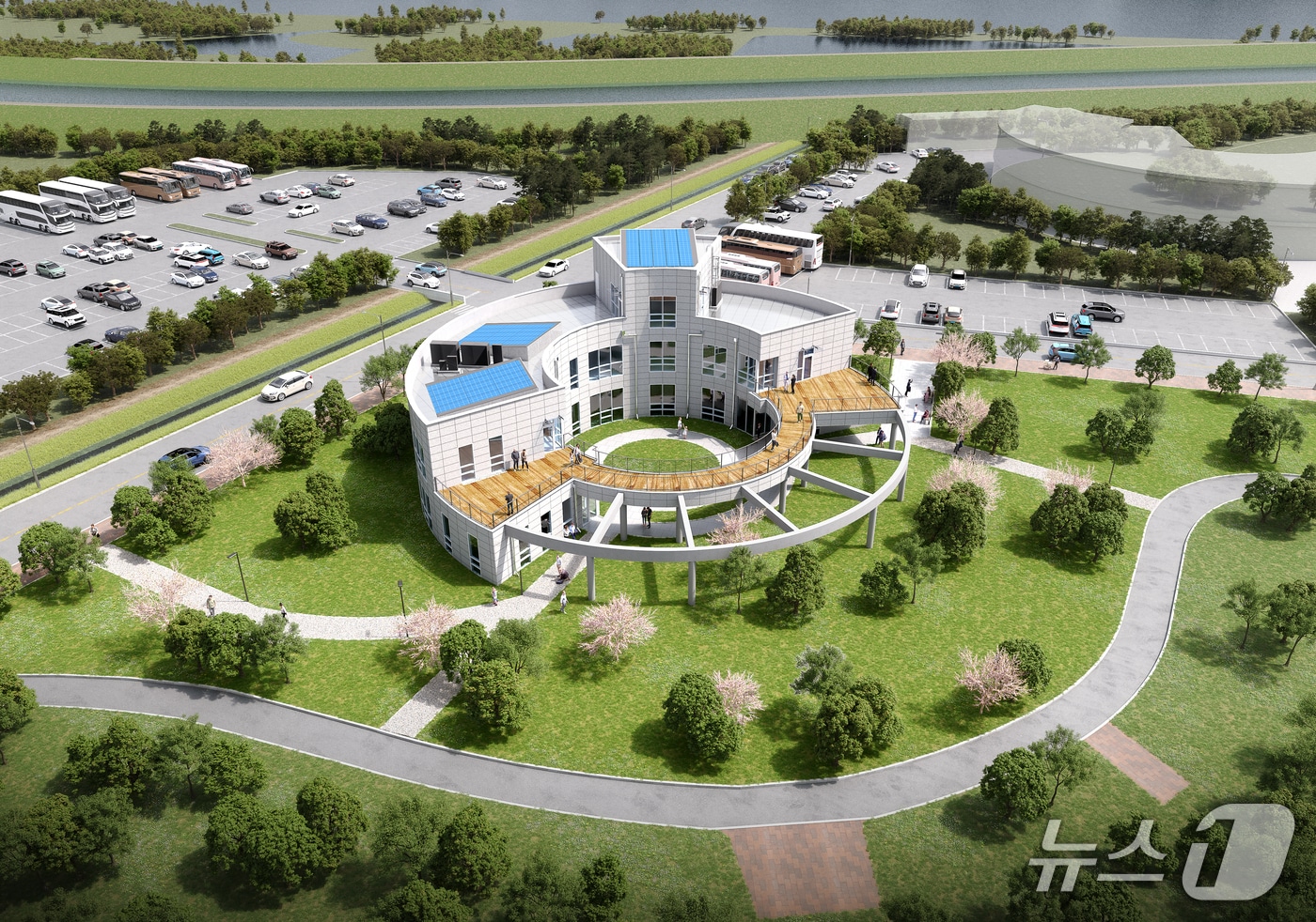 강릉 비즈니스워케이션 지원센터 조감도.(강릉시 제공, 재판매 및 DB 금지)