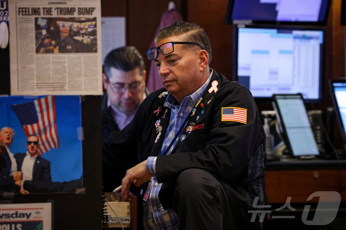 미증시 트레이더들. ⓒ 로이터=뉴스1