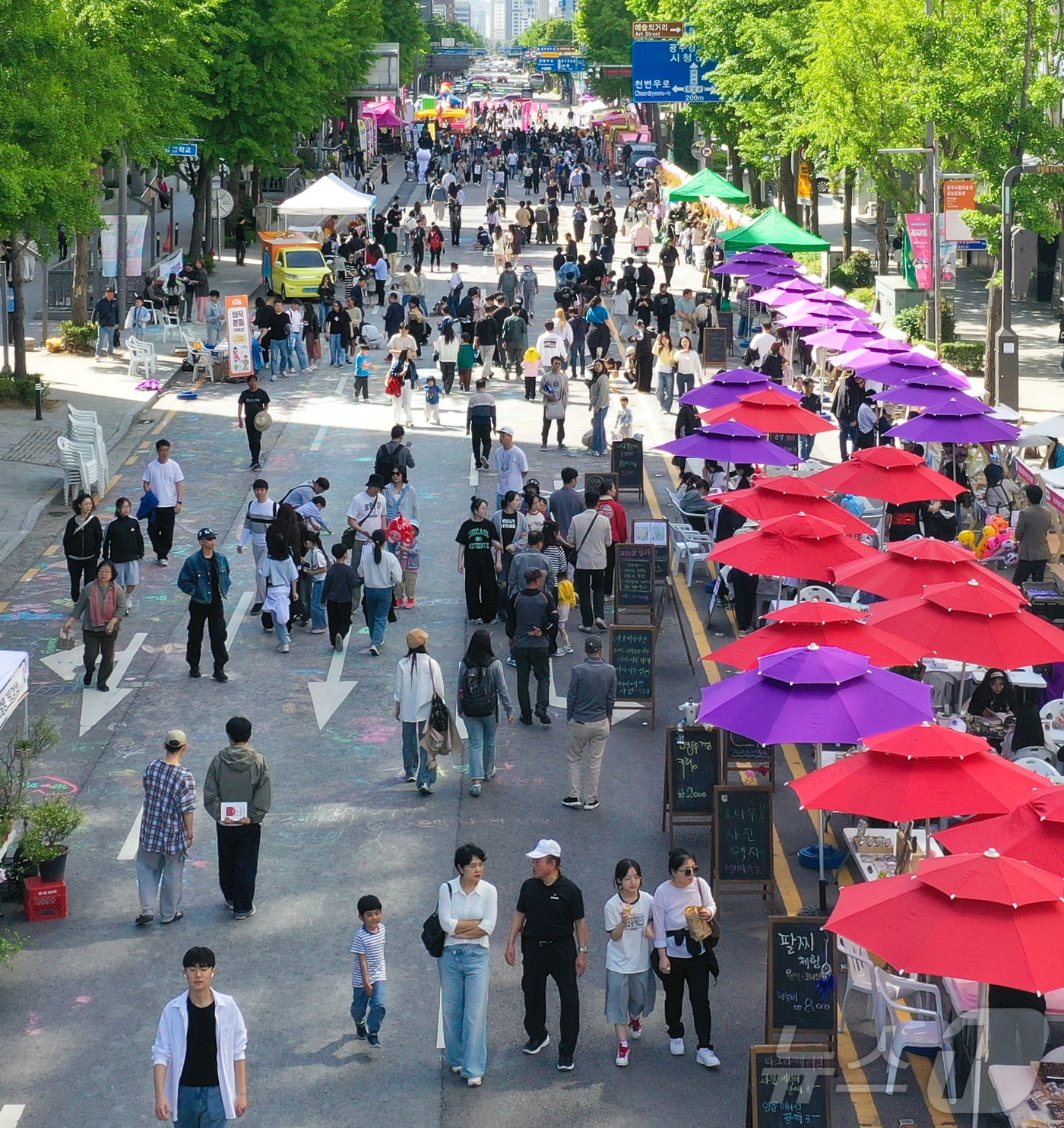 광주 금남로 차 없는 거리의 모습. &#40;동구 제공. 재판매 및 DB 금지&#41; 