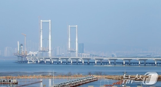 제3연륙교 건설현장/뉴스1