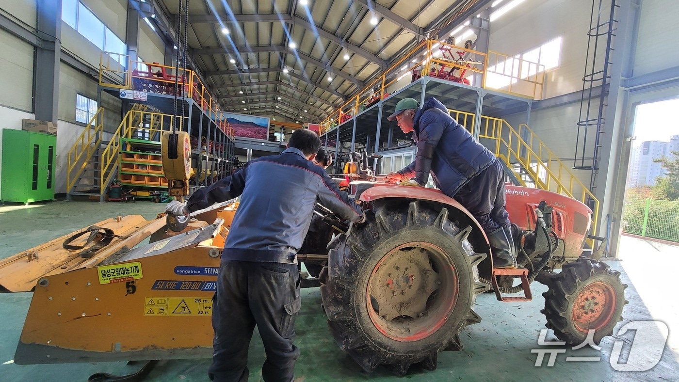 농기계 임대 사업장 모습. (대구 달성군 제공.재판매 및 DB금지)