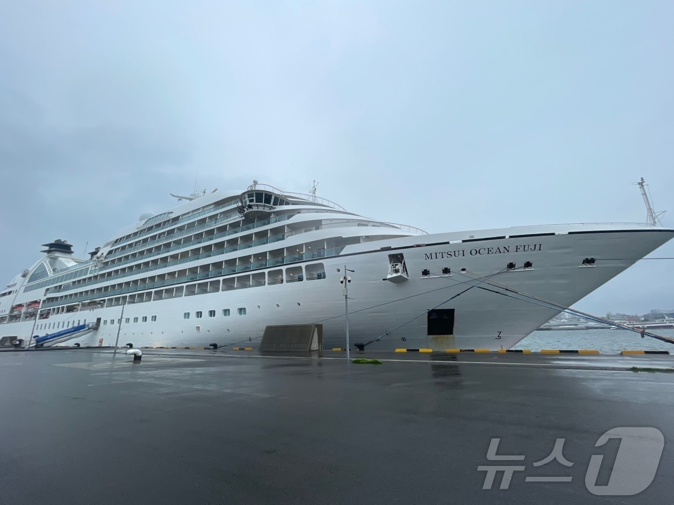 일본 대형크루즈 '미츠이 오션후지호'.(여수시 제공. 재판매 및 DB 금지)