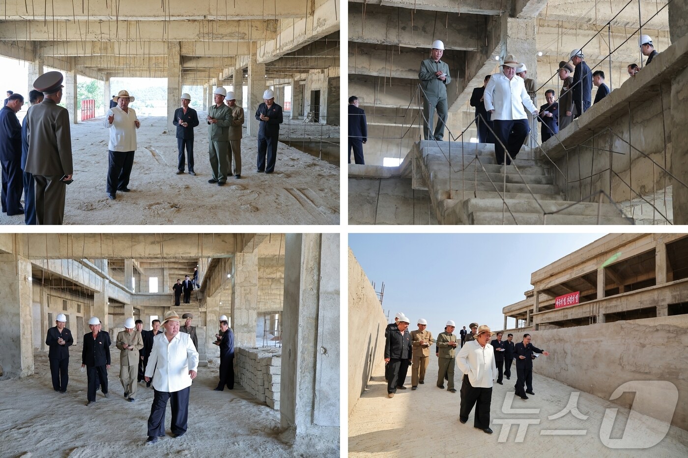 &#40;평양 노동신문=뉴스1&#41; = 북한 노동당 기관지 노동신문은 김정은 당 총비서가 9일 구성시병원건설장을 현지지도했다고 10일 보도했다. [국내에서만 사용가능. 재배포 금지. DB 금지. For Use Only in the Republic of Korea. Redistribution Prohibited] rodongphoto@news1.kr
