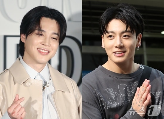 방탄소년단 지민 정국ⓒ 뉴스1