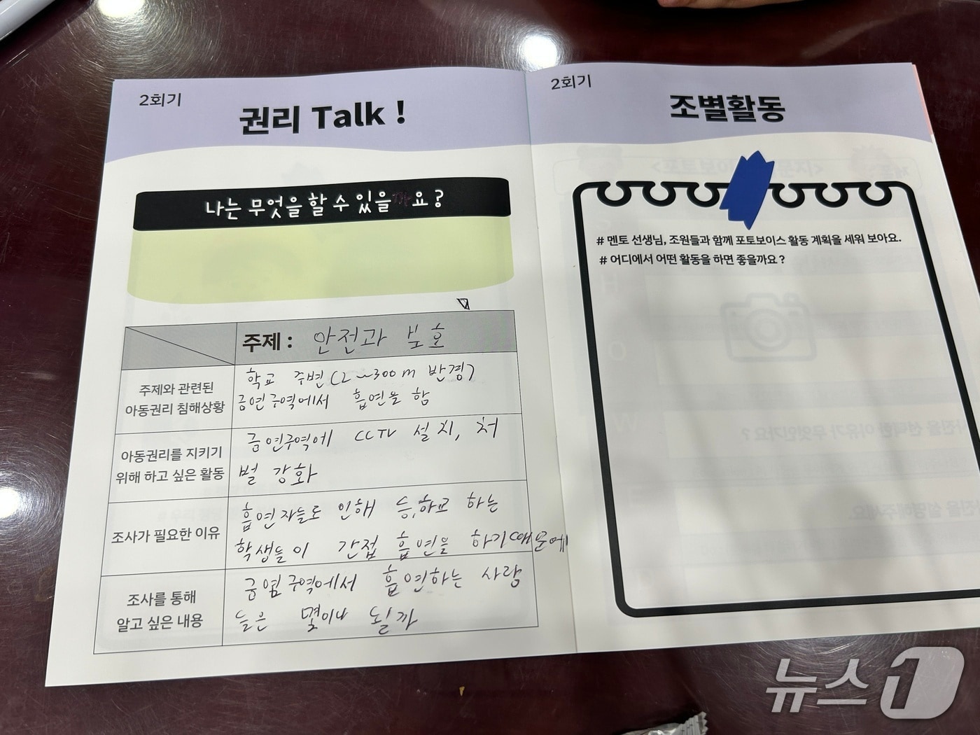 아동권리 모니터링단 활동 모습.(은평구청 제공)