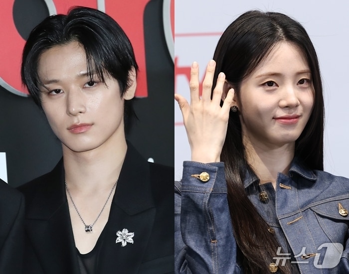 더보이즈 주연(왼쪽)과 신시아 ⓒ 뉴스1
