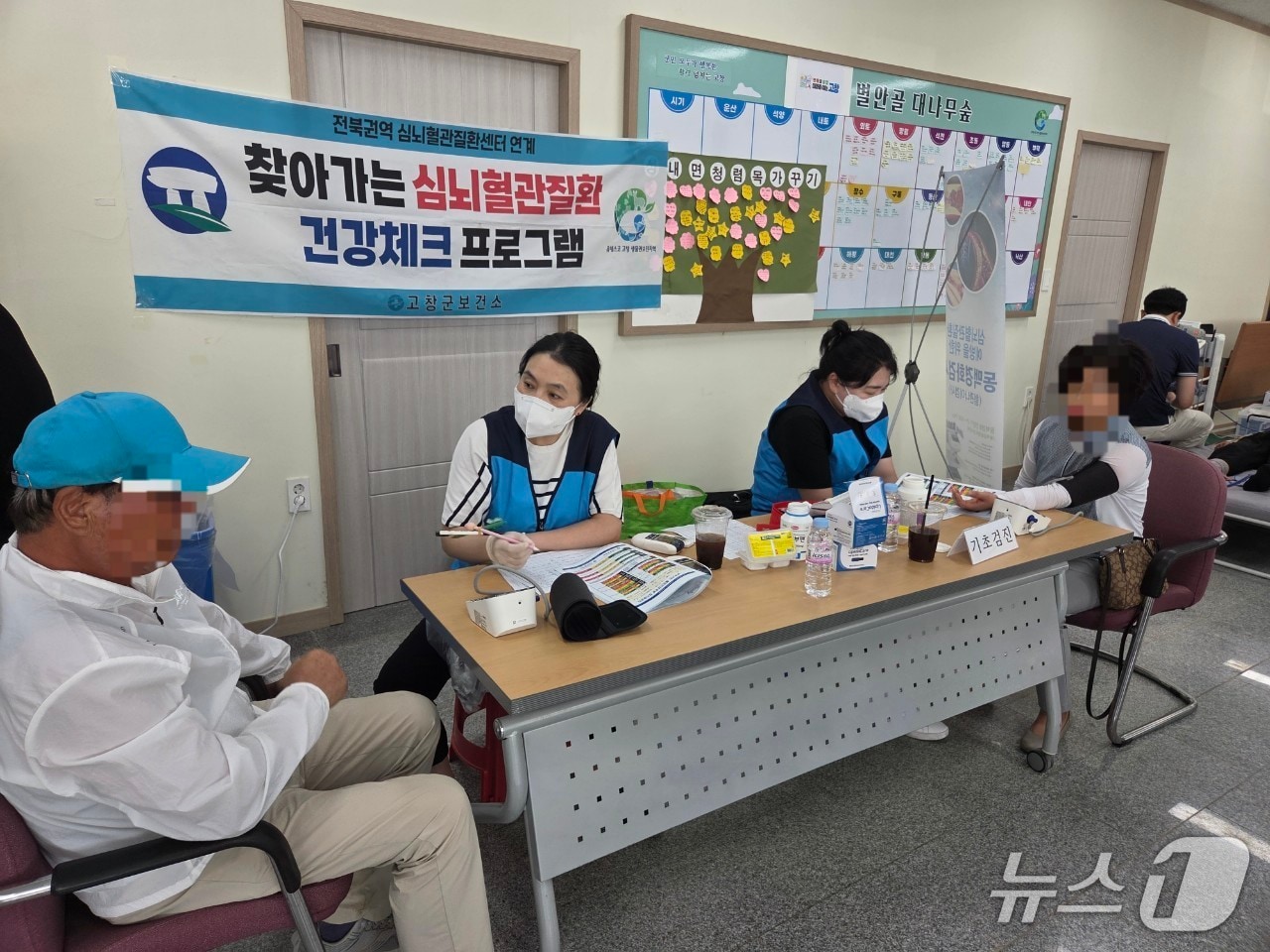 고창군 보건소 ‘찾아가는 혈관 검진 프로그램’(고창군 제공, 재판매 및 DB금지)