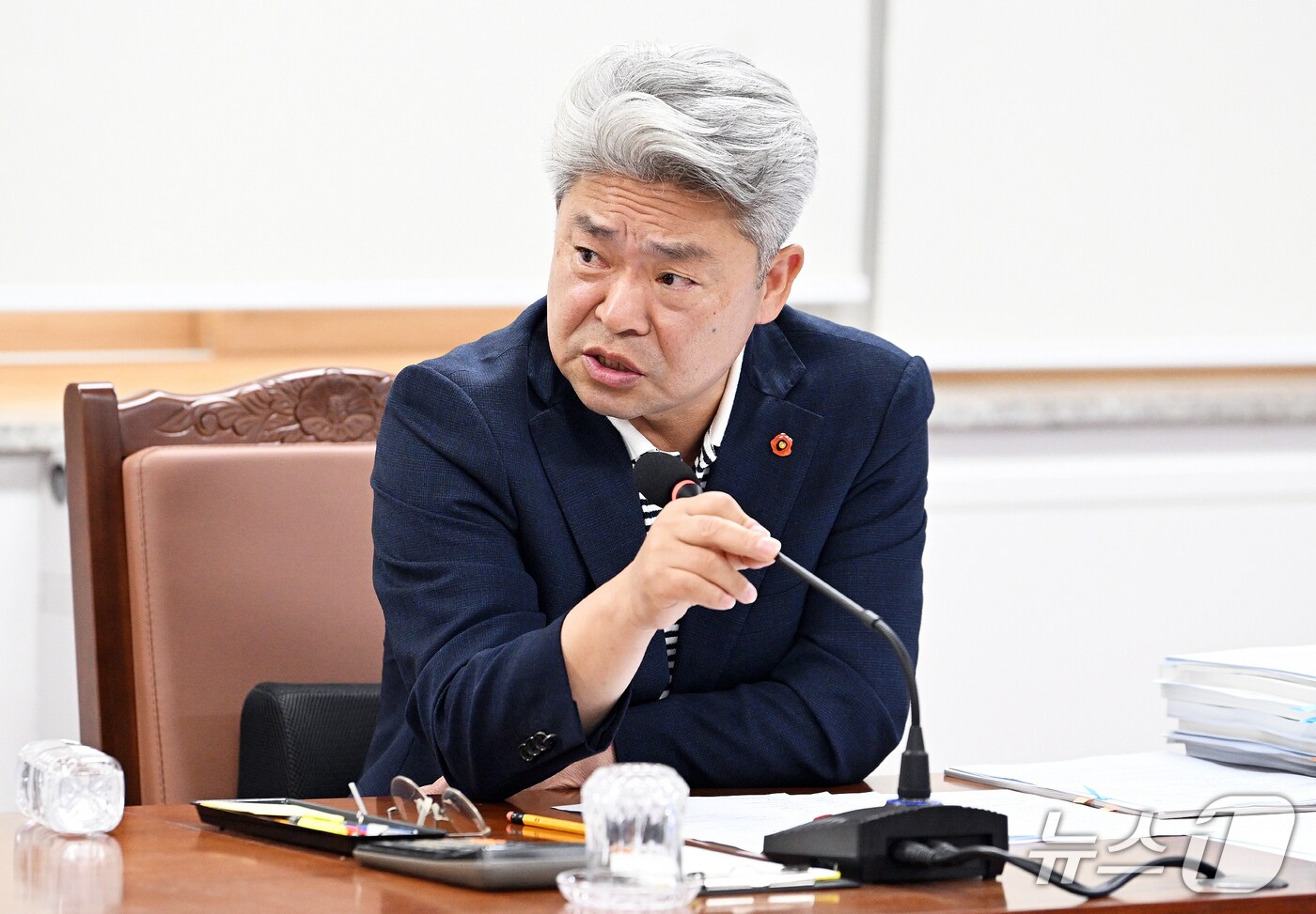 강철남 제주도의회 의원(더불어민주당·제주시 연동)이 11일 제439회 도의회 제1차 정레회 문화관광체육위원회 제1차 회의에서 질의하고 있다.(제주도의회 제공, 재판매 및 DB 금지)