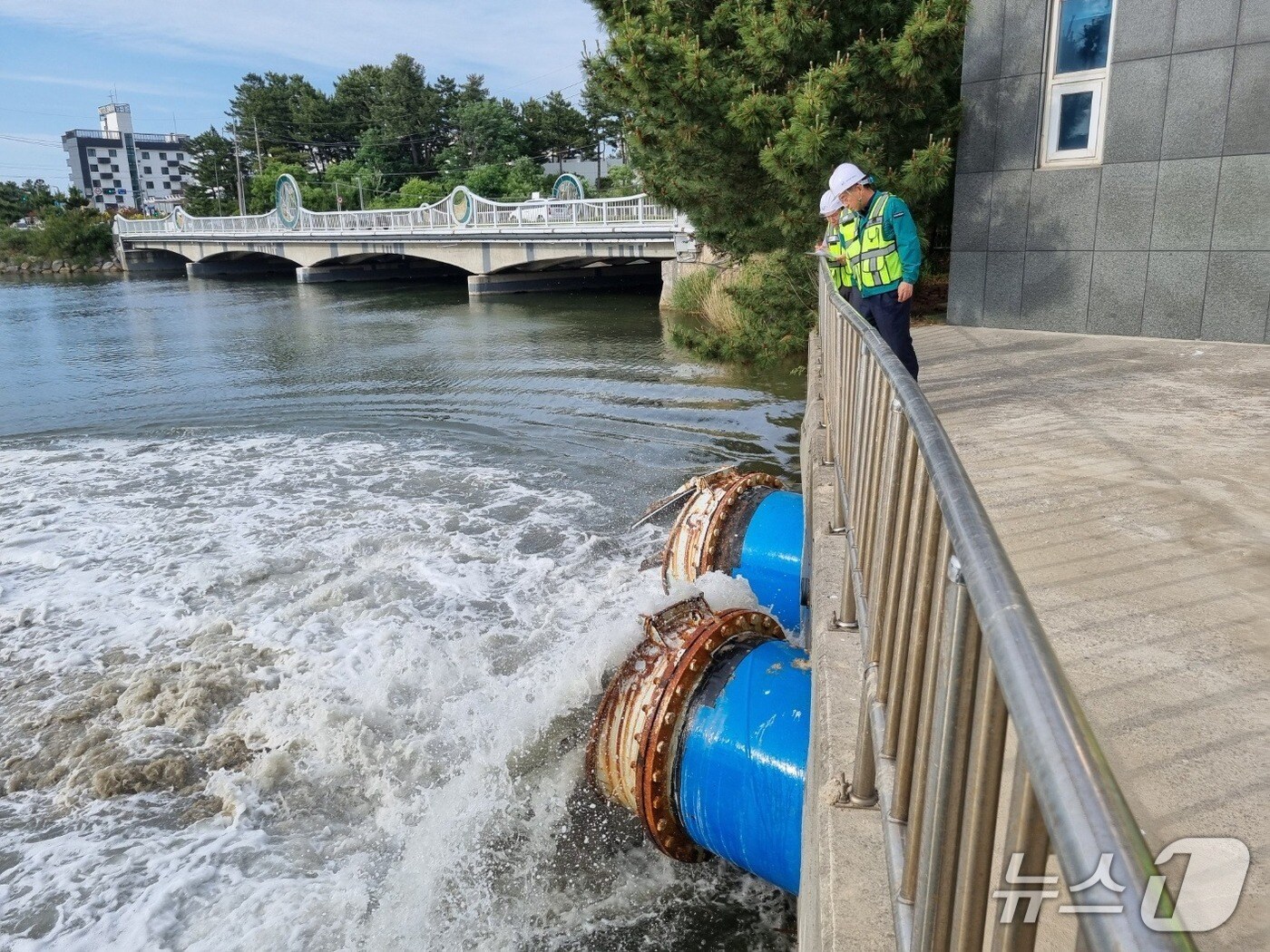 한국농어촌공사 강원지역본부, 자연재해 대비 배수장 점검.(농어촌공사 강원본부 제공, 재판매 및 DB금지)