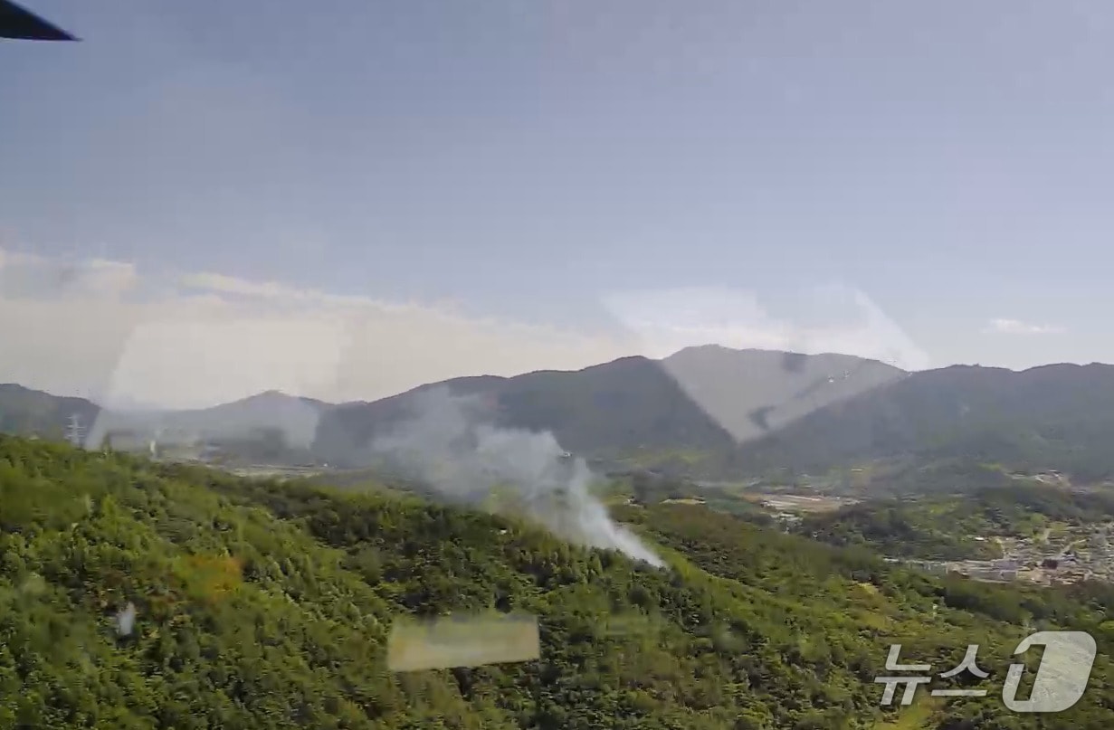 산청 산불 현장(산림청 제공. 재판매 및 DB금지).