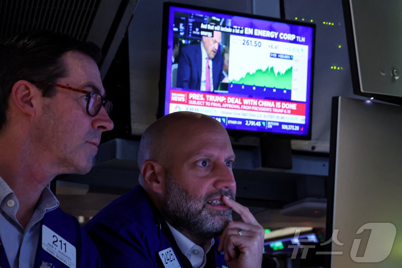 미증시 트레이더들. ⓒ 로이터=뉴스1