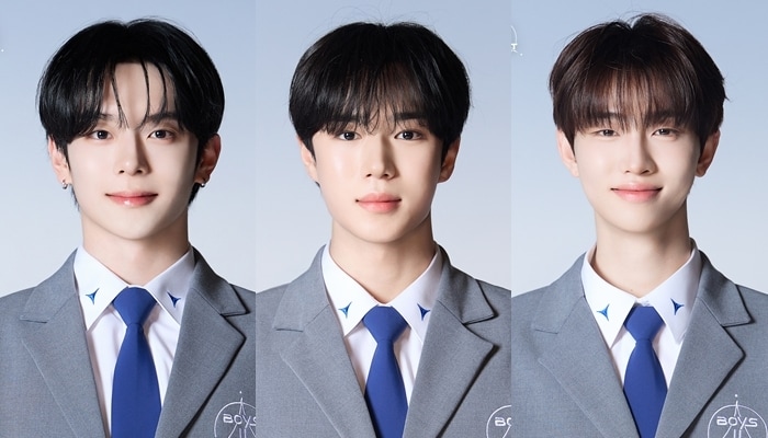 강민, 김준서, 이협(왼쪽부터, '보이즈 2 플래닛' SNS 갈무리)