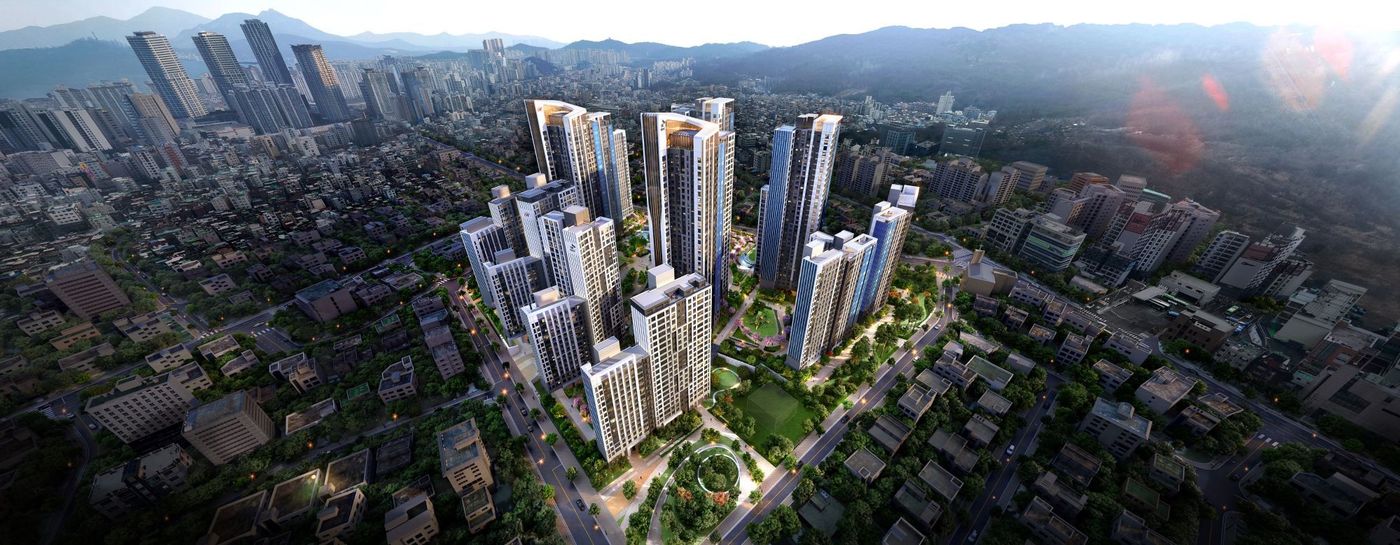 서울 중랑구 면목 7구역 재개발정비사업 조감도.(SK에코플랜트 제공)