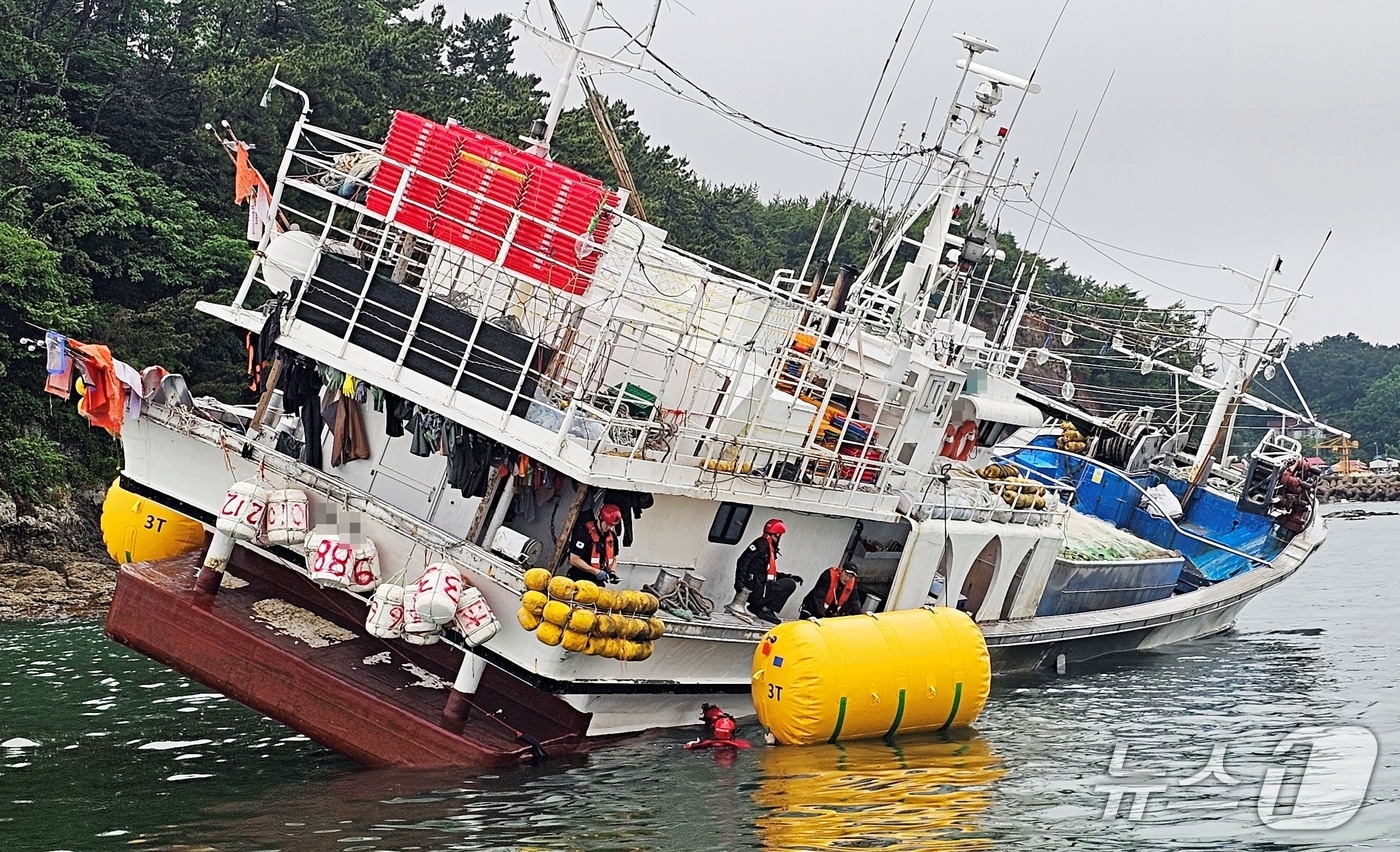사고 현장(통영해경 제공. 재판매 및 DB금지).