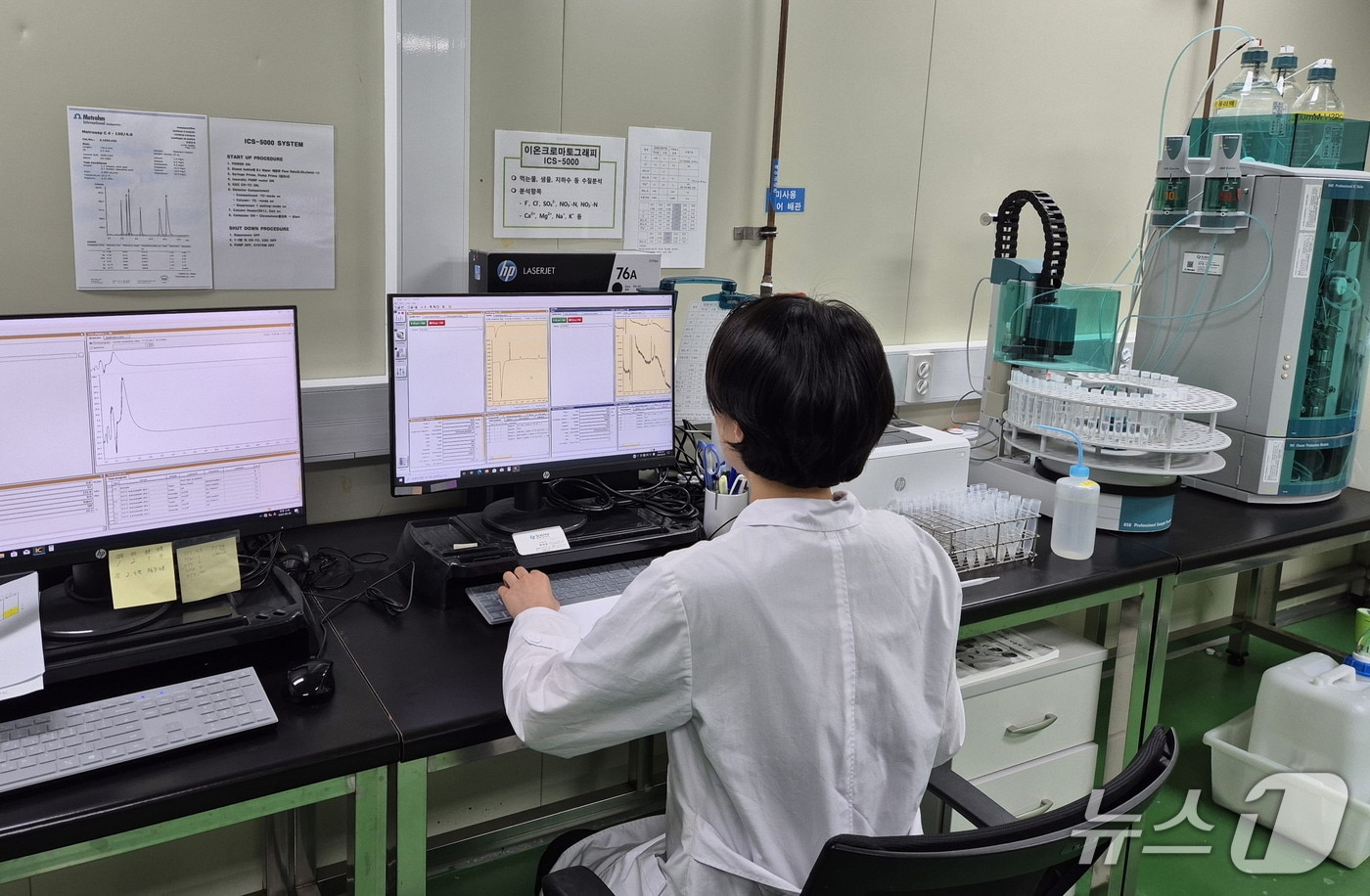 수질검사 모습.(전남도 제공. 재판매 및 DB금지) 2025.6.16/뉴스1