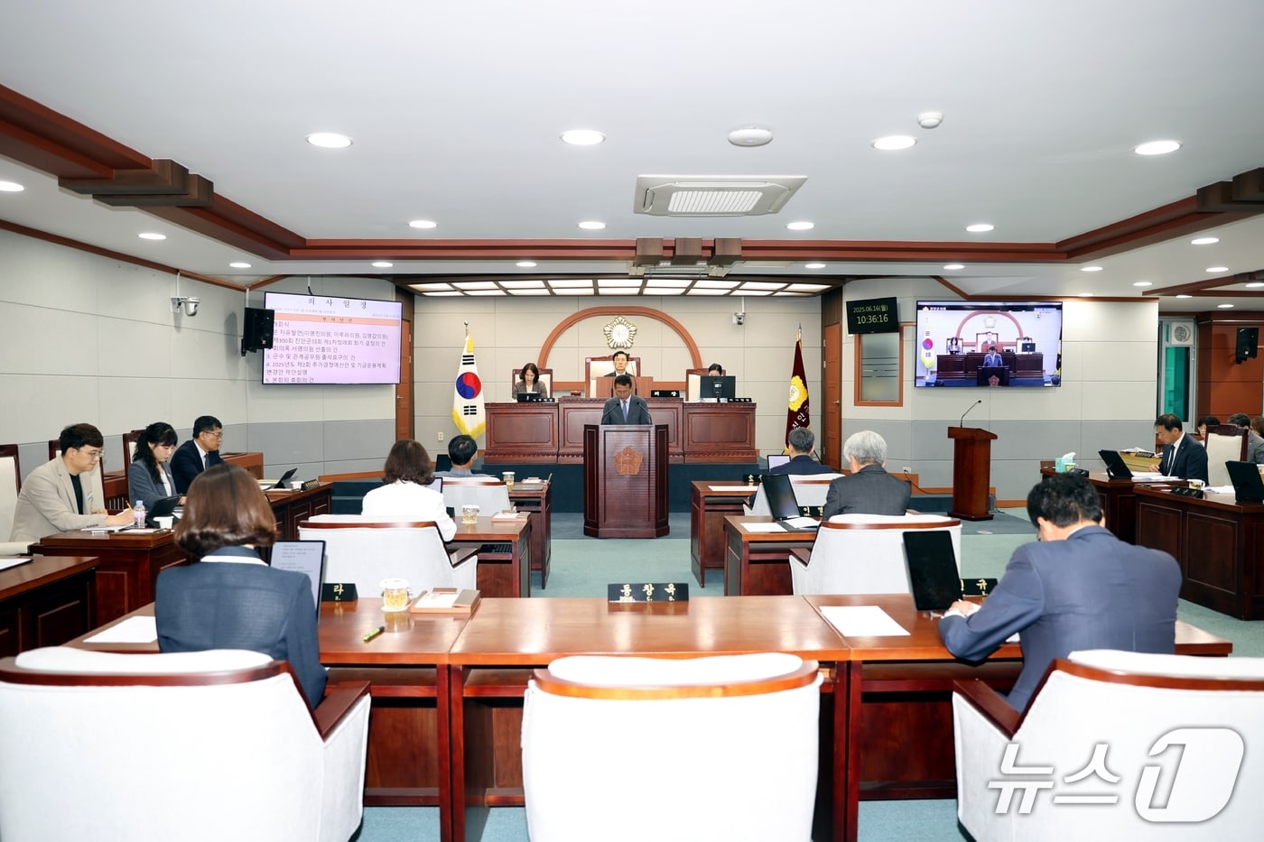 16일 전북 진안군의회가 제300회 제1차 정례회를 개회하고 25일까지 일정에 돌입했다.(진안군제공. 재판매 및 DB금지)2025.6.16/뉴스1