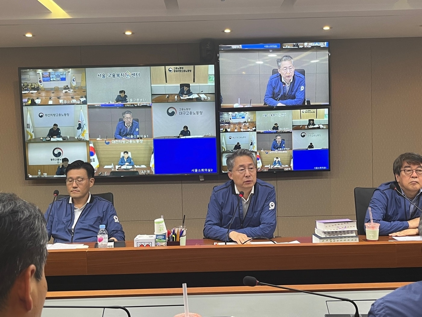 고용노동부는 16일 긴급 현안 점검회의를개최했다..(고용노동부 제공) 2025.06.18 /뉴스1