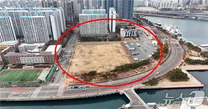 '부산 자율형 사립고' 우선협상대상 부지 전경.(부산시청 제공. 재판매 및 DB 금지)