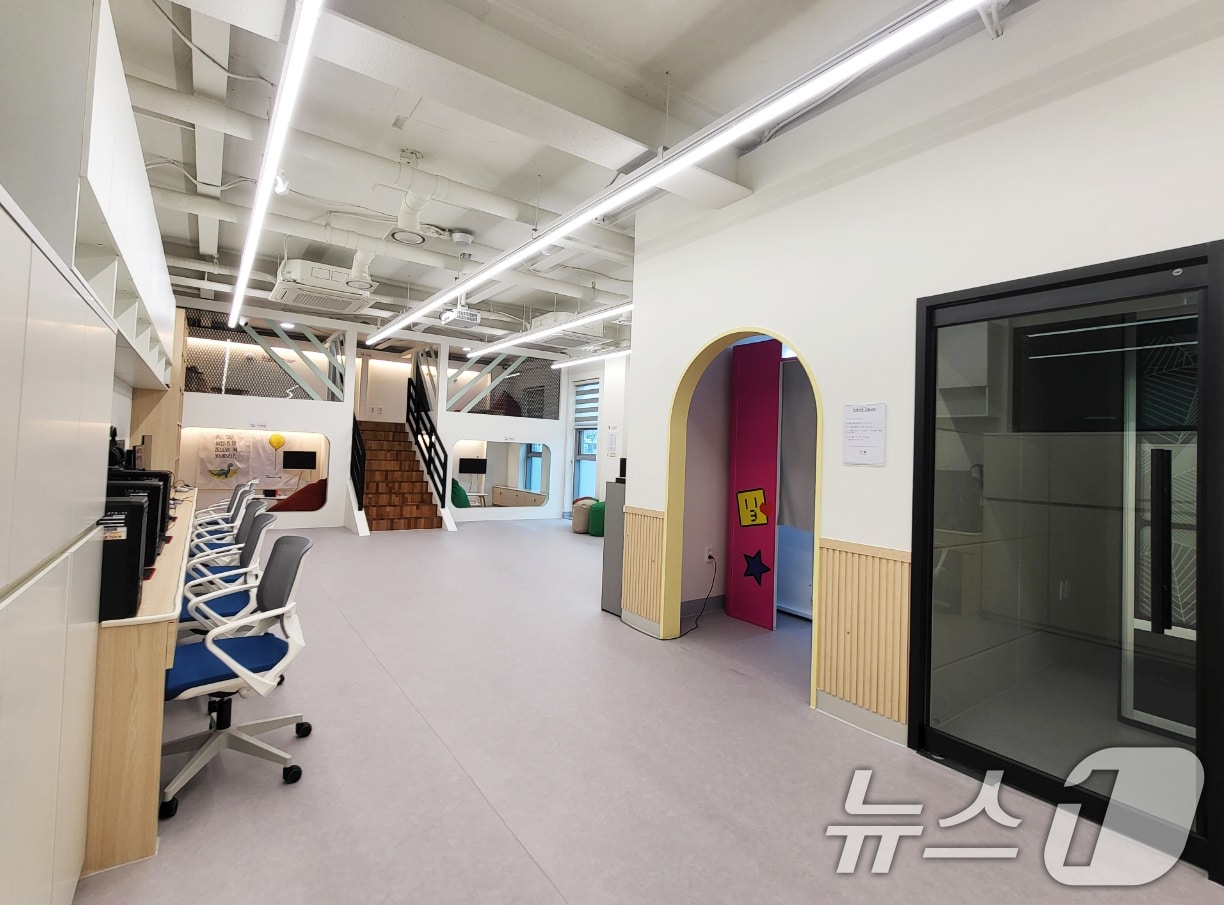 광주 남구 청소년 자율공간 '따:숲' 실내.(광주시 제공. 재판매 및 DB 금지) 