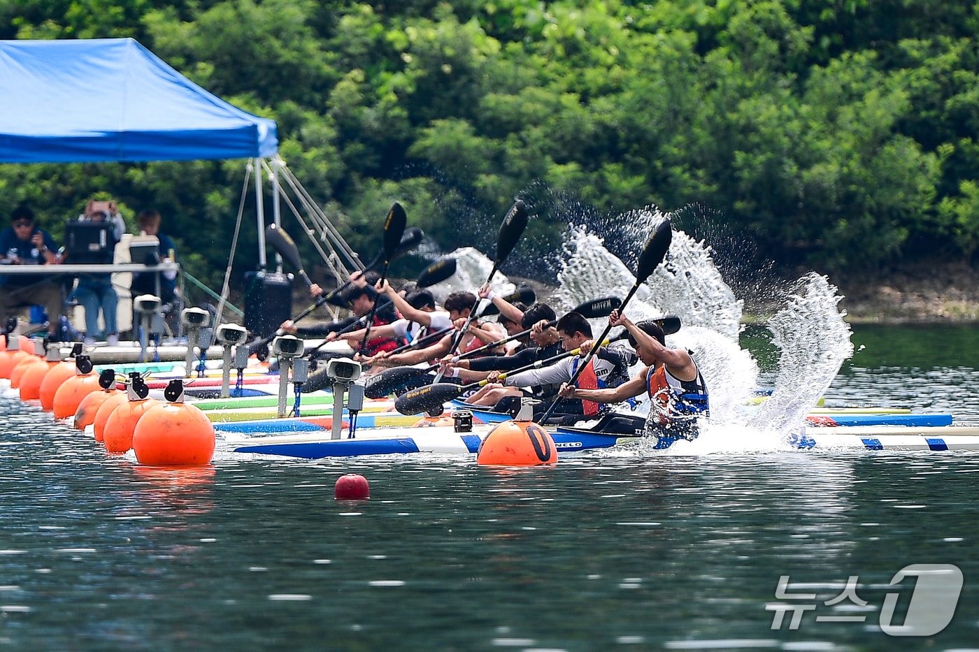 제23회 화천 파로호배 전국 카누대회.(화천군 제공, 재판매 및 DB금지)