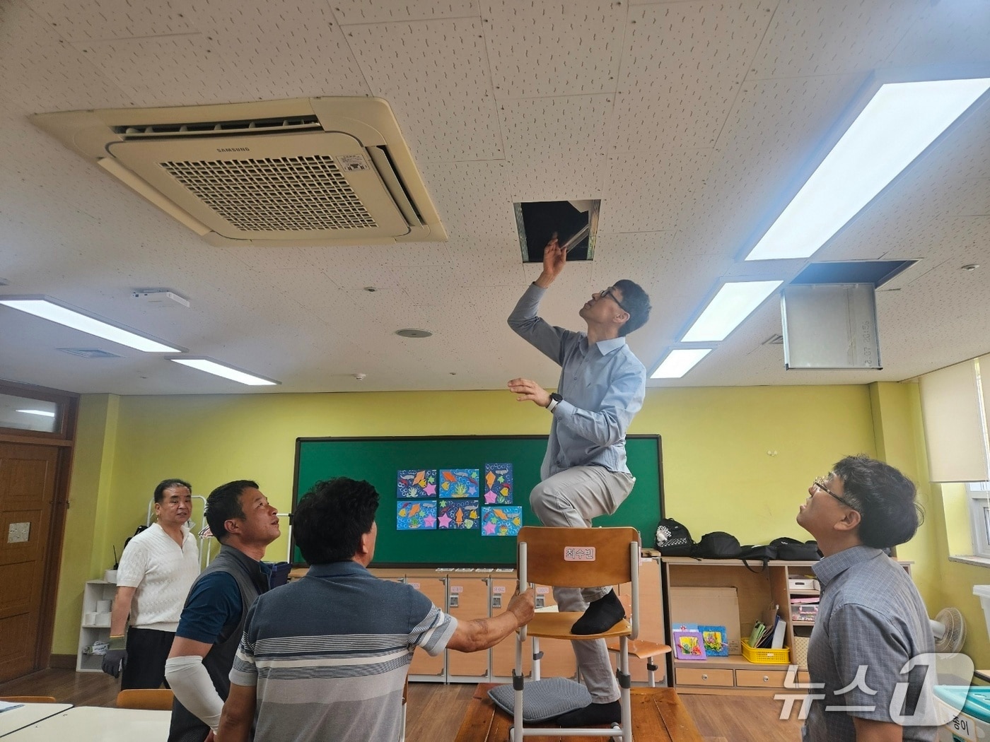 대전가원학교에서 17일 건물이 흔들린다는 신고가 접수돼 교육당국이 점검에 나섰다.(대전시교육청 제공) /뉴스1